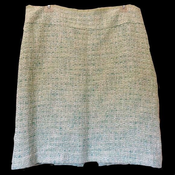 Axcess Dresses & Skirts - AXCESS (div of Liz Claiborne) Mint Green Tweed Pencil Skirt